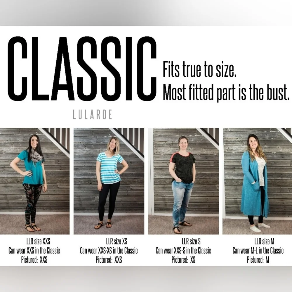 NWT LuLaRoe 2XS S Classic T Mauve Lavender Lilac Top Pretty Gift! - Picture 7 of 16